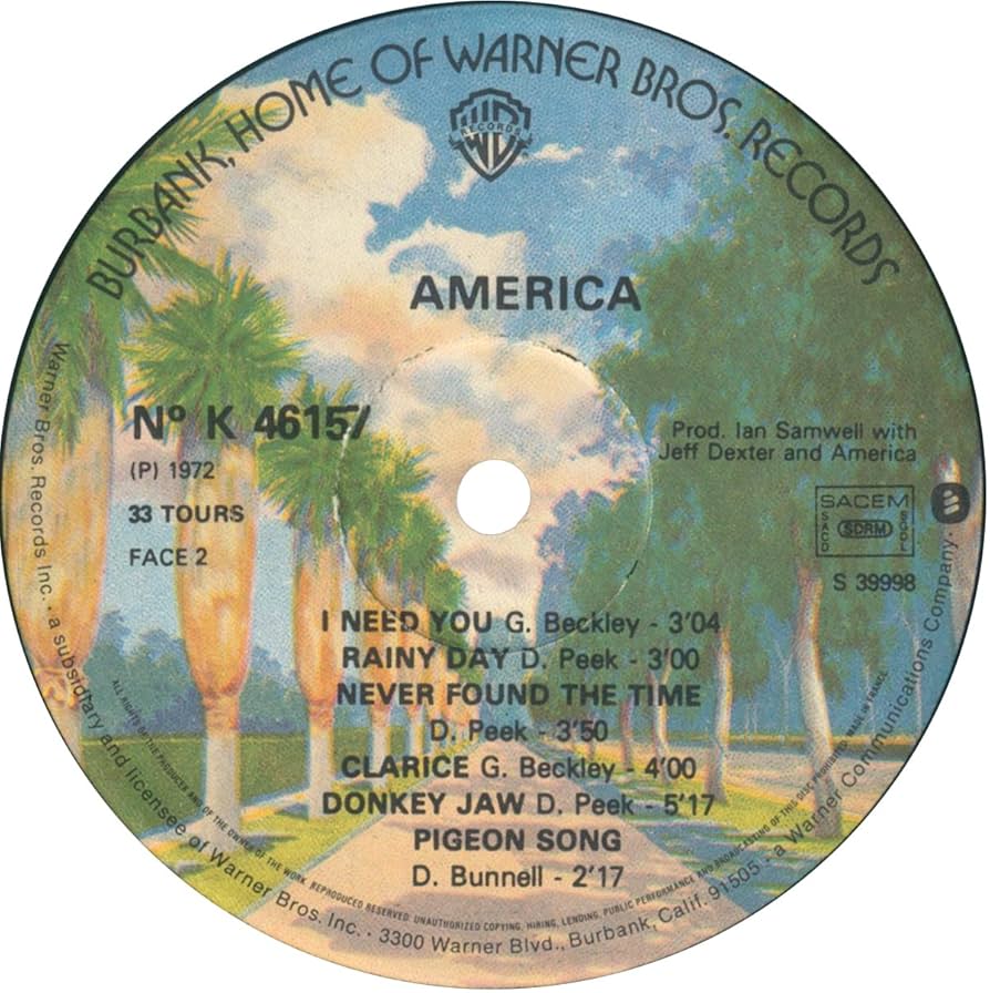 洋楽 Cut Master DC / Horse With No Name koco HORSE WITH NO NAME - US ORIGINAL PRESS -/CUT MASTER DC